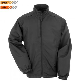 Lined Packable Jacket Black (019)