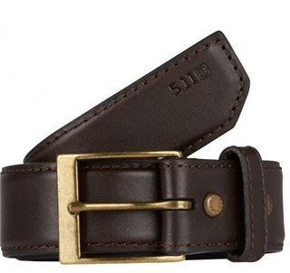 Casual Leather Belt - 1.5 Wide Black (019)